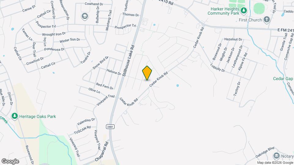 2520 Dante Ct Map and Location Details