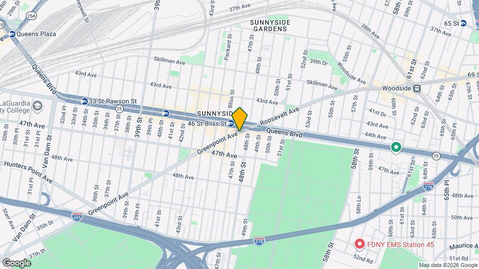 47-04 Greenpoint Ave Mapa y Detalles de la Ubicación