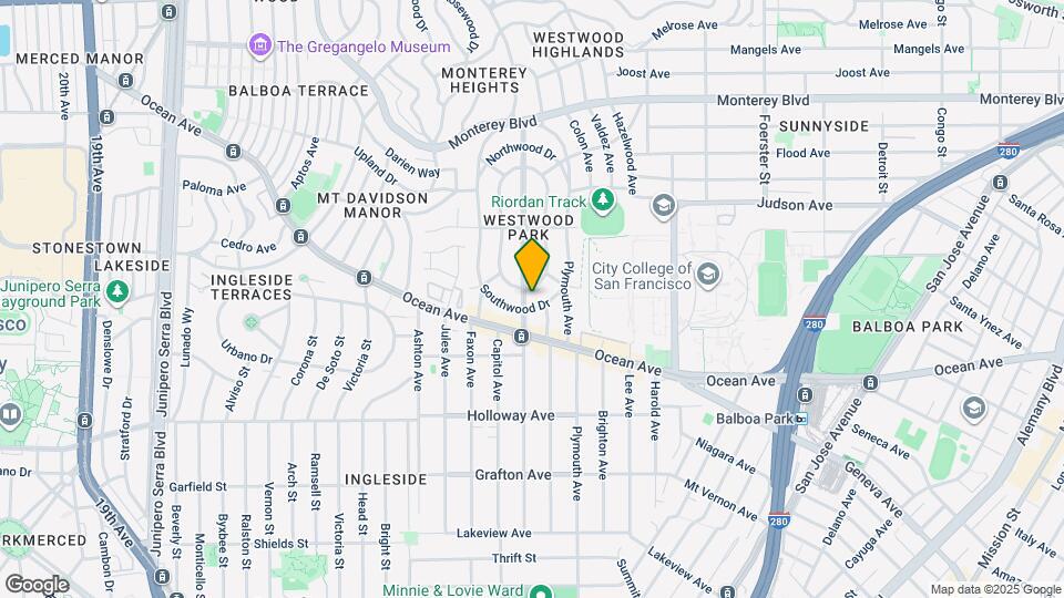 420 Miramar Ave Map and Location Details