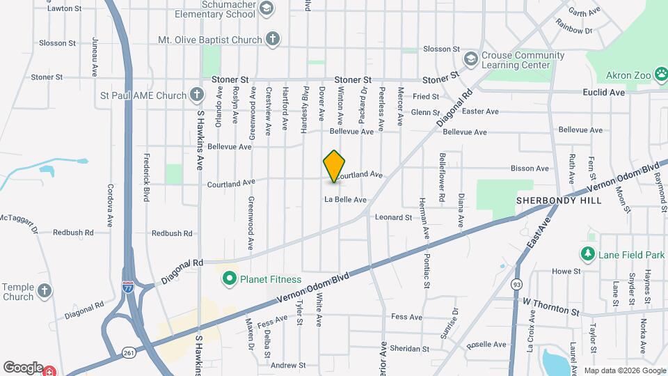 1234 Winton Ave Map and Location Details