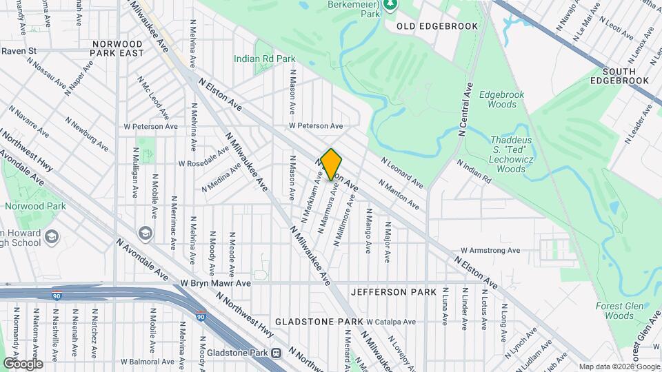 5844 N Marmora Ave, Unit 2 Mapa y Detalles de la Ubicación