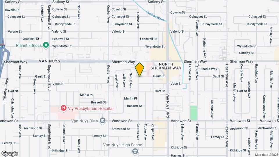 14660 Gault St Map and Location Details
