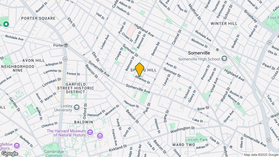 58 Atherton St, Unit 1R Map and Location Details
