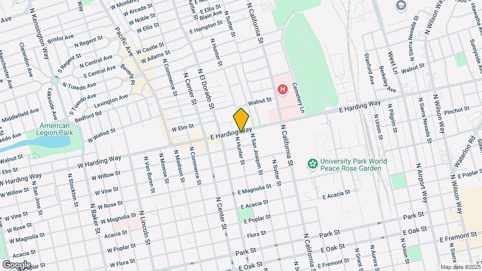 1440 N Hunter St Map and Location Details