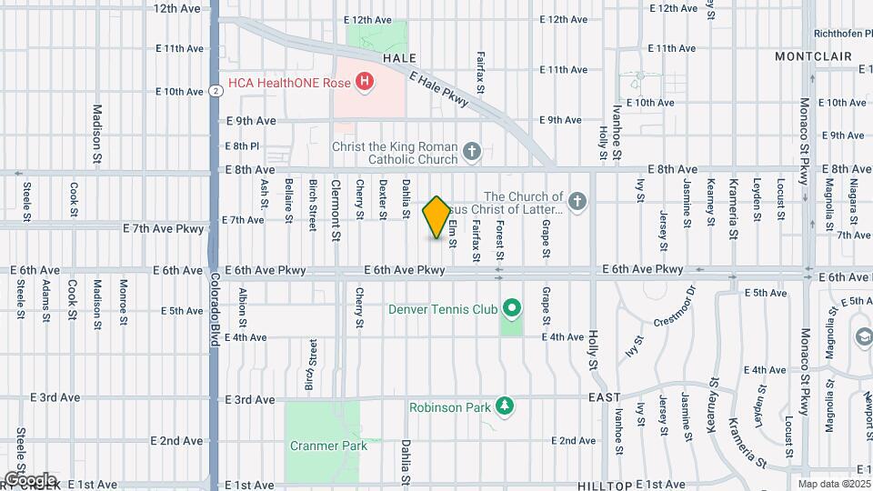 640 Eudora St Map and Location Details