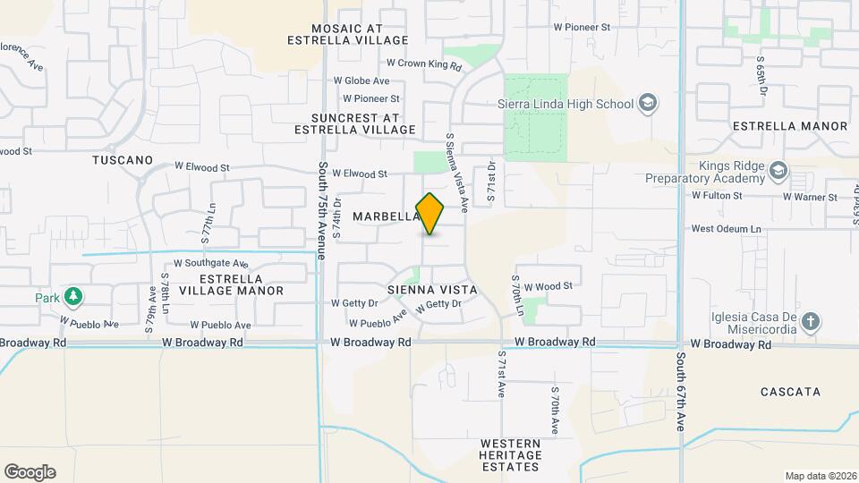 7224 W Jones Ave Map and Location Details