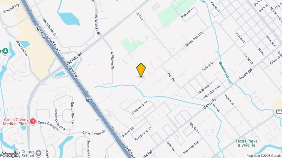 1017 Pin Oak Dr Map and Location Details