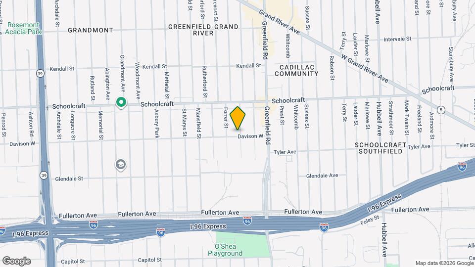 13515 Montrose St Mapa y Detalles de la Ubicación