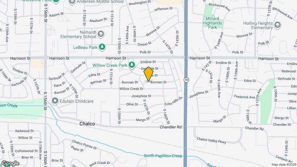 14711 Borman St Map and Location Details