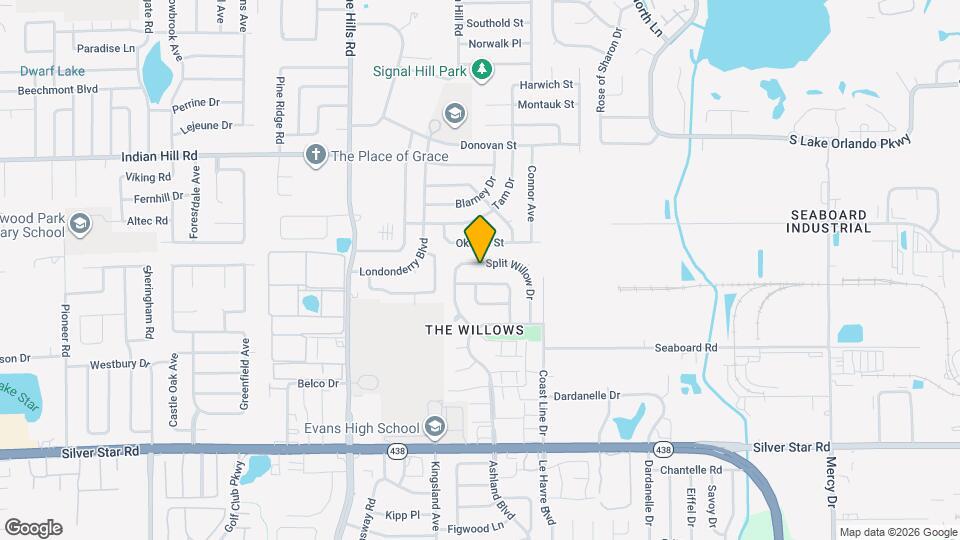 3264 Split Willow Dr Map and Location Details