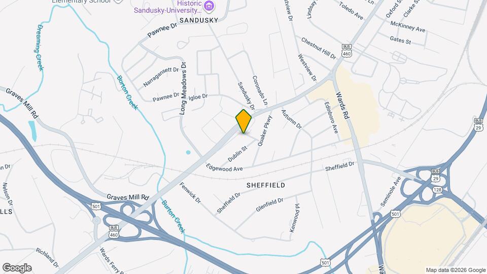 5900 Fort Ave Map and Location Details