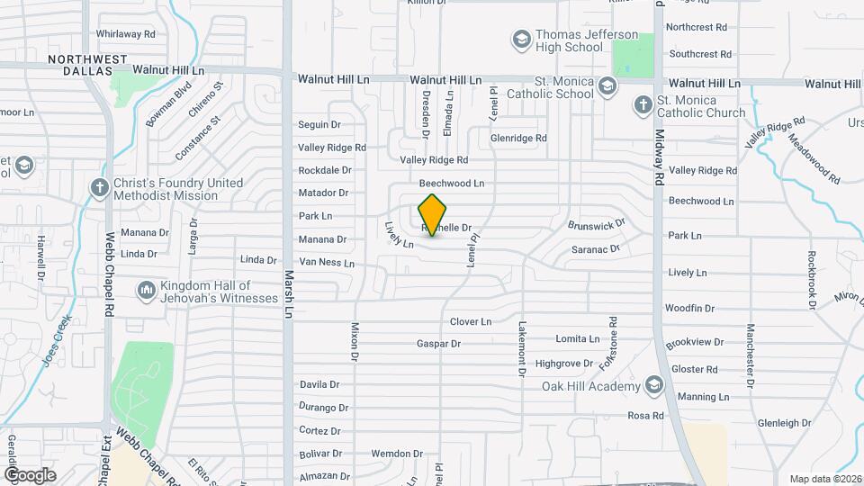 3925 Lively Ln Map and Location Details