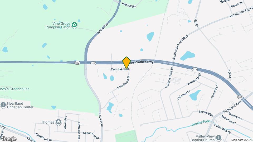 166 Twin Lakes Dr Map and Location Details