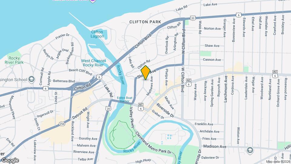 1307 Edanola Ave Mapa y Detalles de la Ubicación