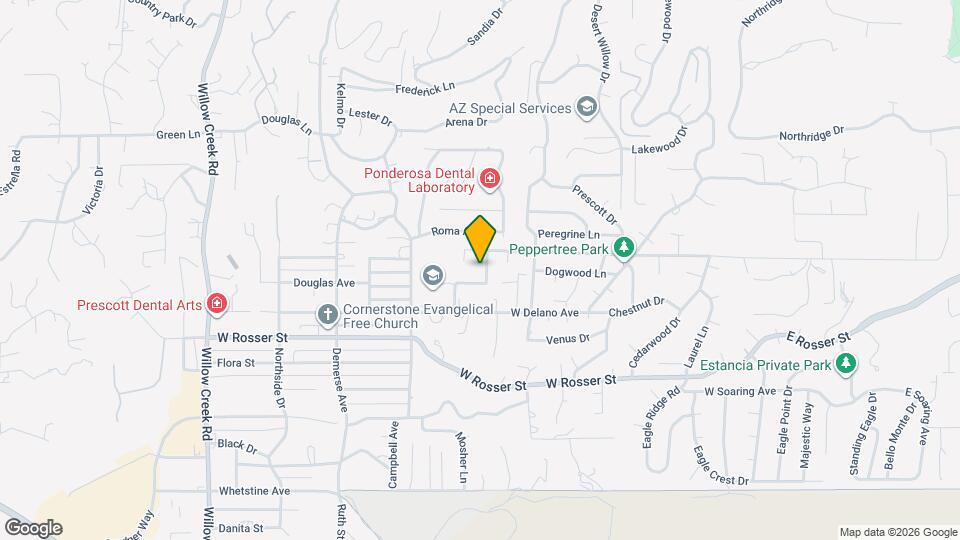 1968 Sycamore Dr Map and Location Details