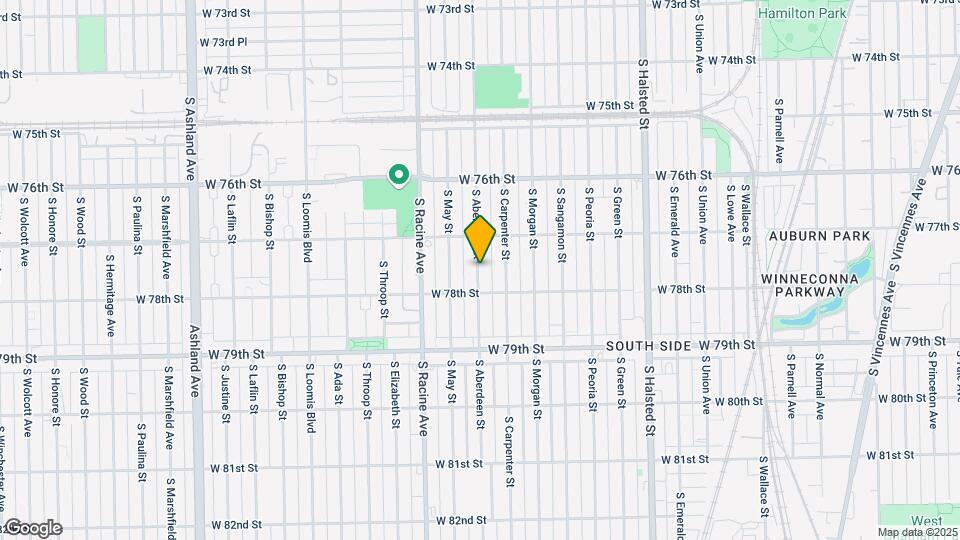 7759 S Aberdeen St Map and Location Details