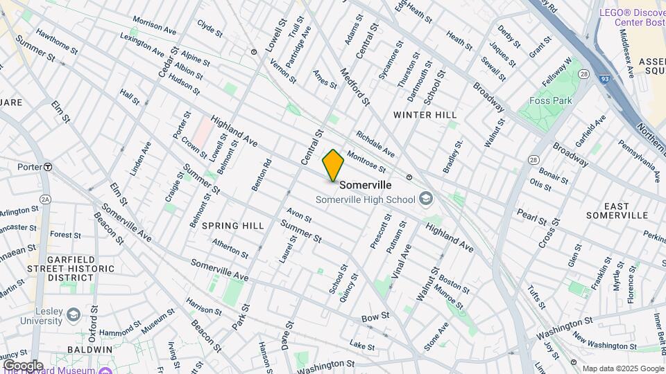 130 Highland Ave, Unit 26 Map and Location Details