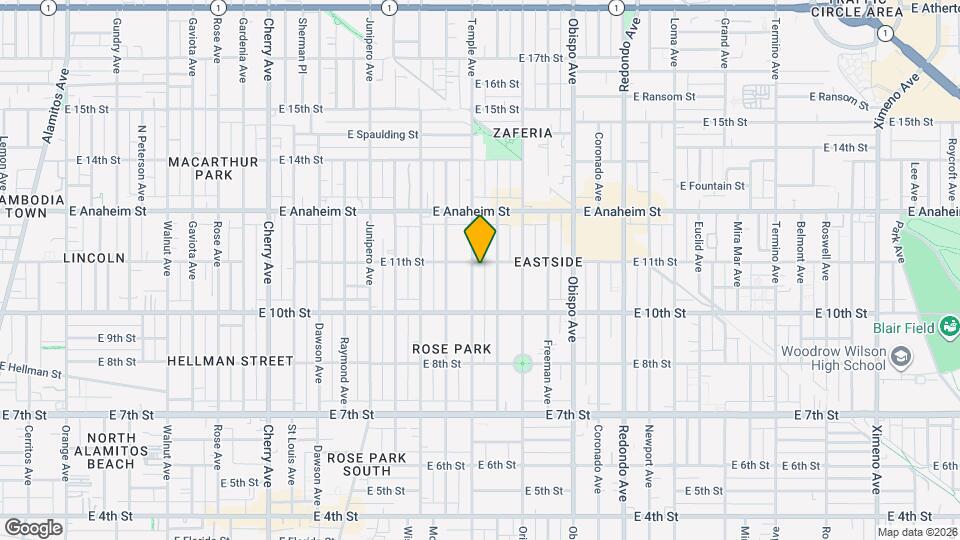 1080 Temple Ave, Unit 102 Mapa y Detalles de la Ubicación