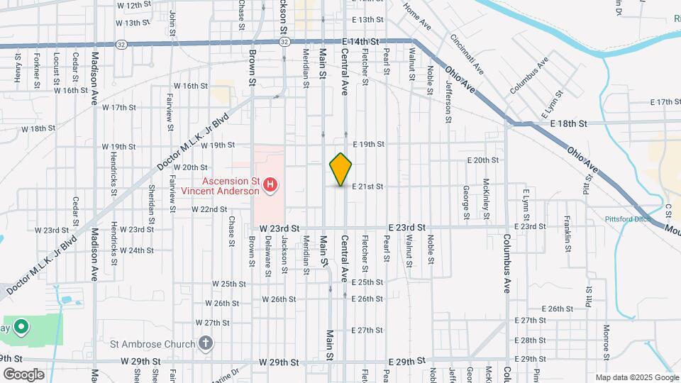 2105 Central Ave Map and Location Details