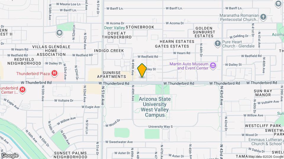 13810 N 48th Ave Map and Location Details