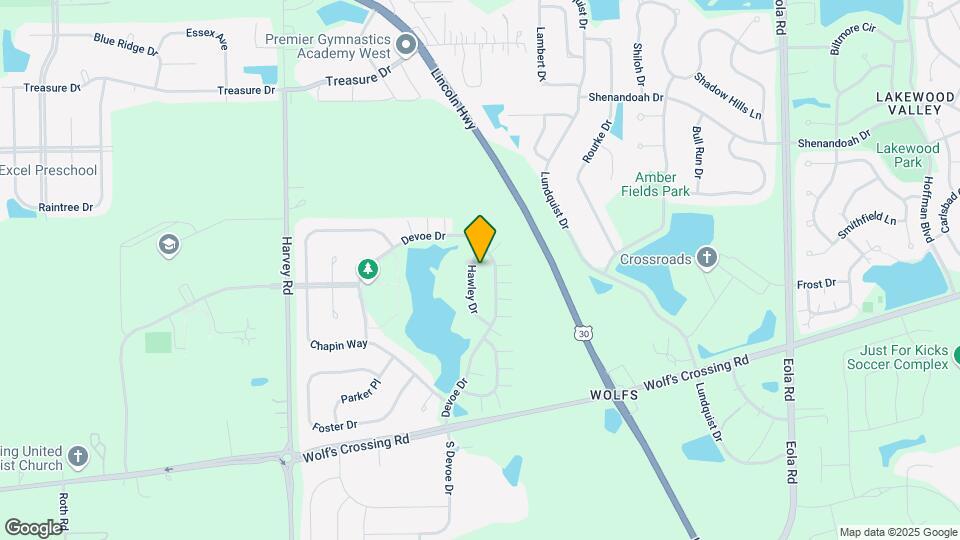 650 Hawley Dr Map and Location Details