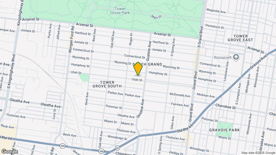 3931 Utah St Map and Location Details