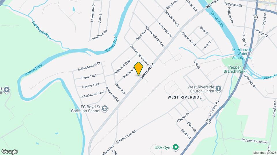 610 Morrison St, Unit 610B Map and Location Details