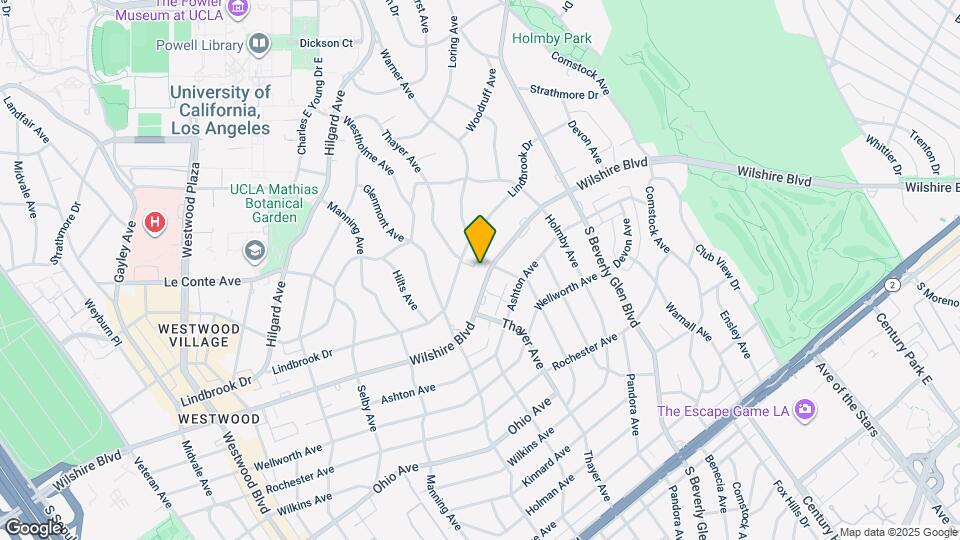 10501 Wilshire Blvd, Unit 1403 Map and Location Details