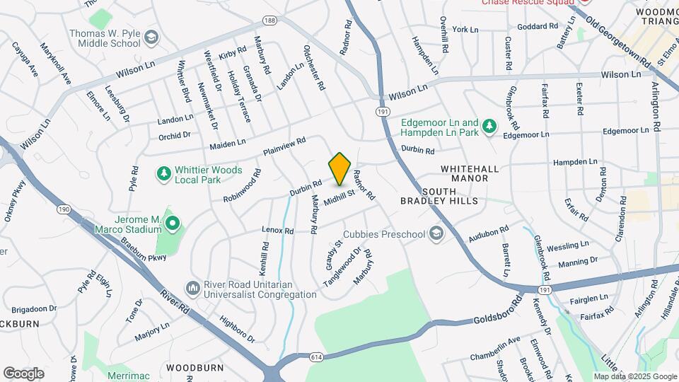 5813 Midhill St Map and Location Details