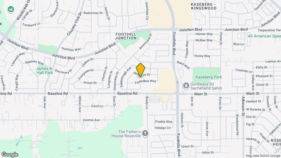 1317 Foxhollow Way Map and Location Details