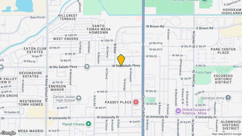 553 W Rio Salado Pkwy Mapa y Detalles de la Ubicación