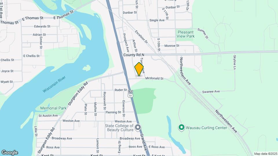 1417 Prospect Ave Map and Location Details