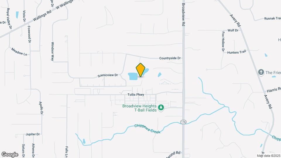 8591 Scenicview Dr Map and Location Details