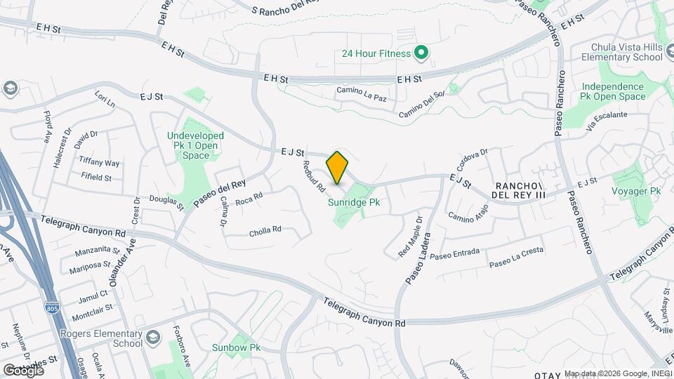 836 Cedarbend Way Map and Location Details