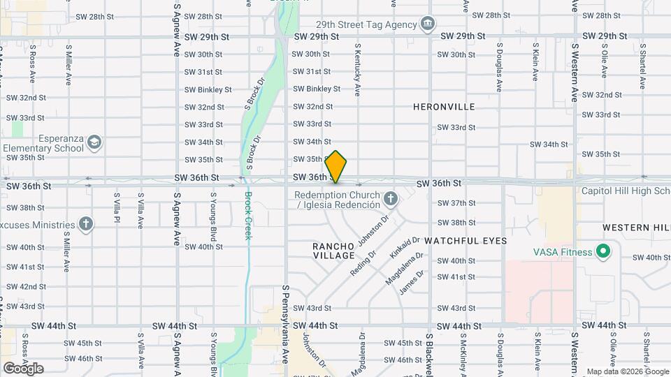 1529 SW 37th St Map and Location Details