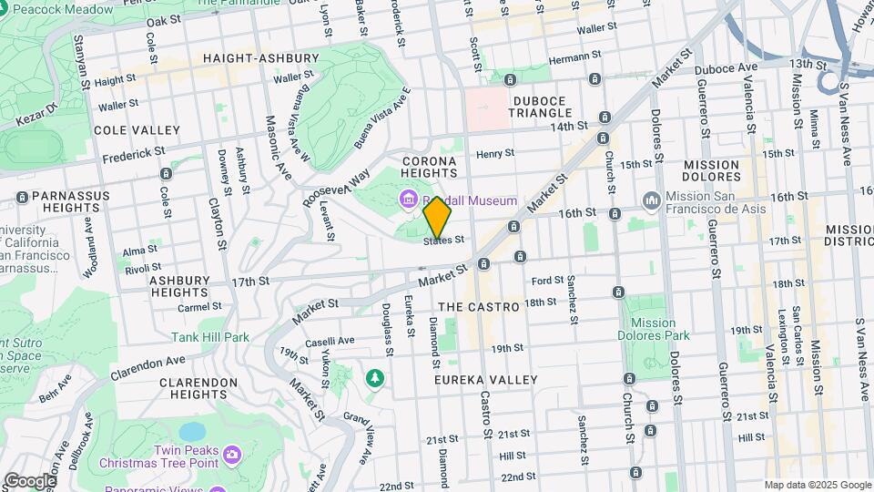 85 States St, Unit Luxurious Castro apartmen Map and Location Details