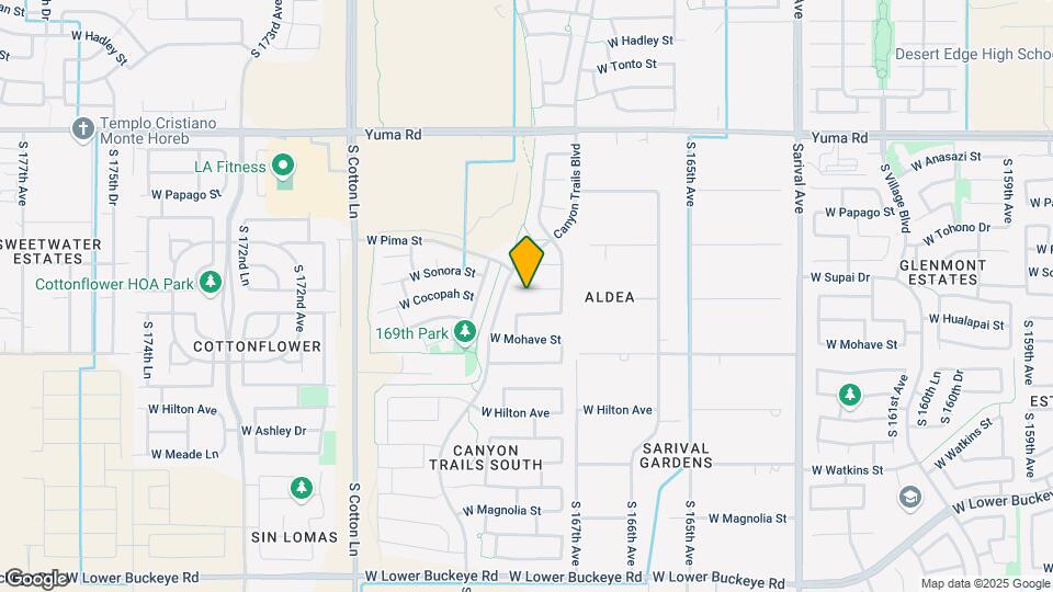 16779 W Sonora St Map and Location Details