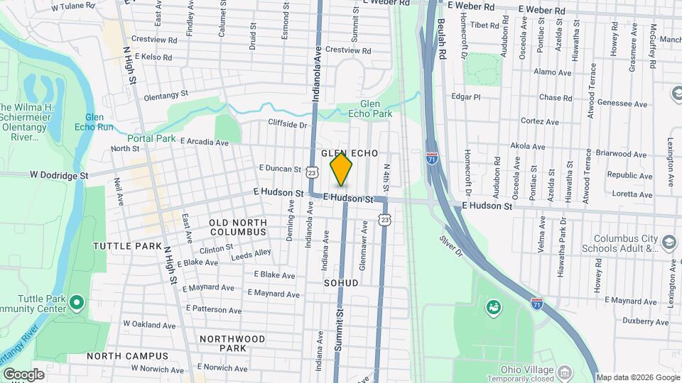 2535 Summit Street, Unit upper Unit Mapa y Detalles de la Ubicación