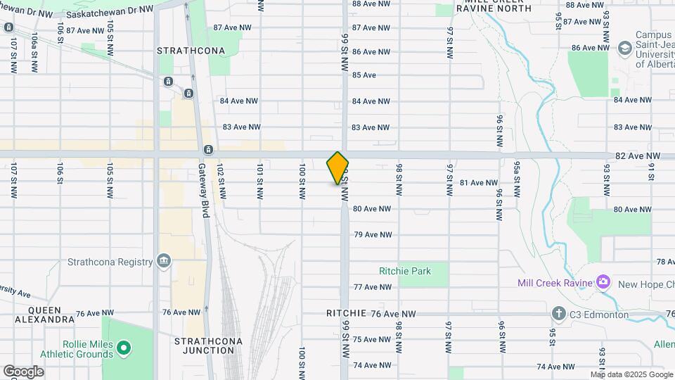 9905 81 Av NW Map and Location Details