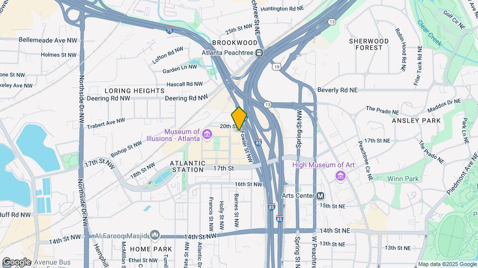 AMLI Atlantic Station Map and Location Details