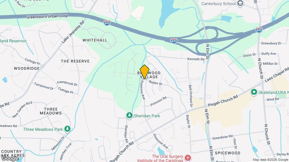 4481 Baylor St Map and Location Details