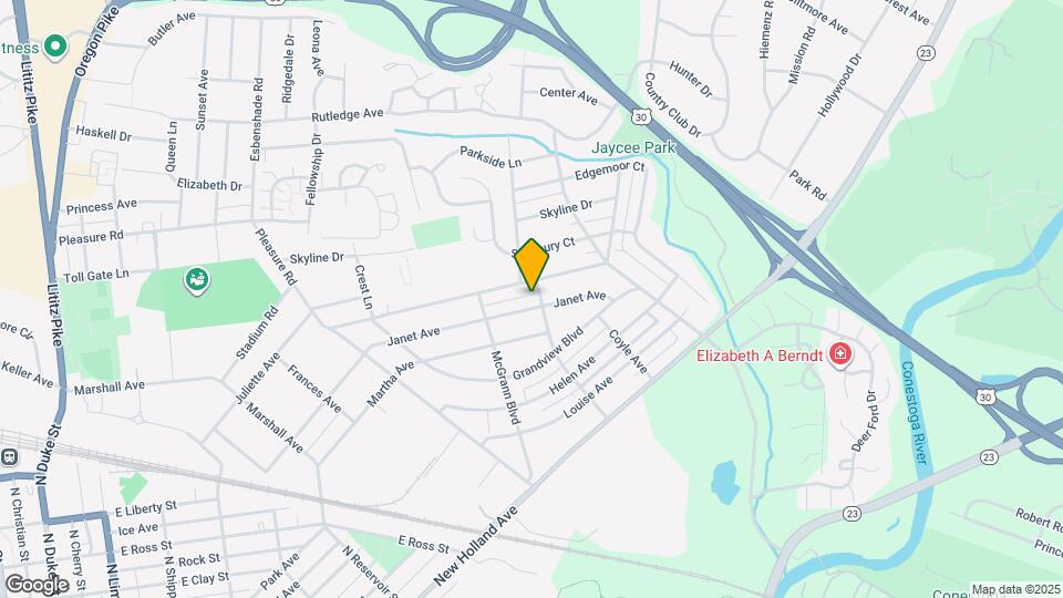 947 Janet Ave Map and Location Details