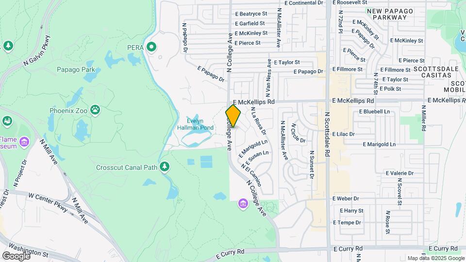 1706 N El Camino Map and Location Details