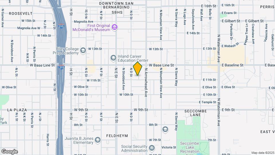 358 W 11th St Map and Location Details