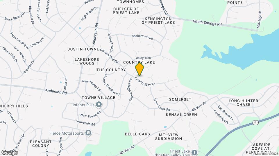 3420 Country Way Rd Mapa y Detalles de la Ubicación