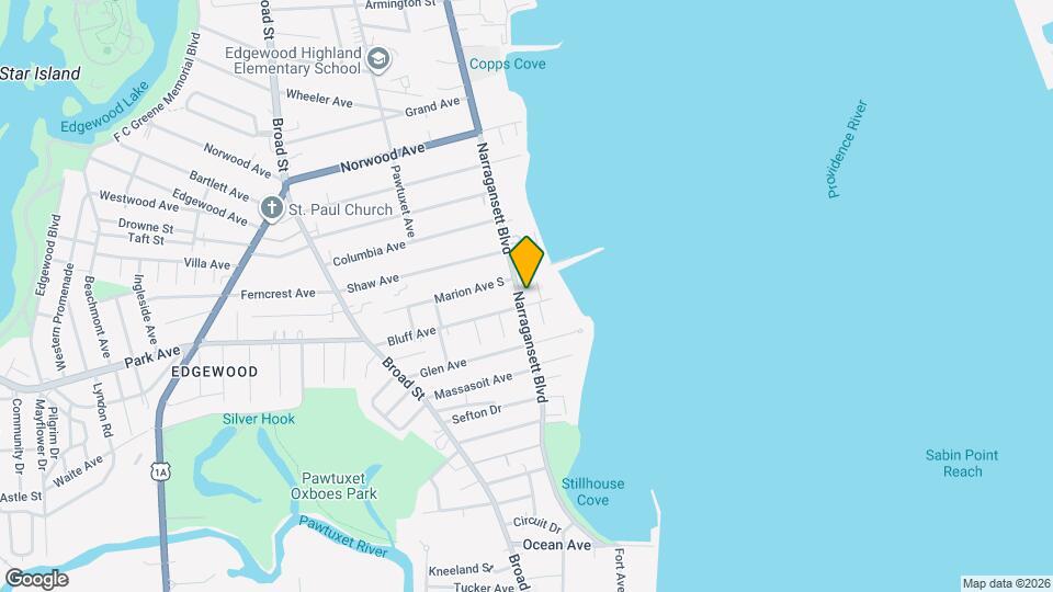 1358 Narragansett Blvd Map and Location Details