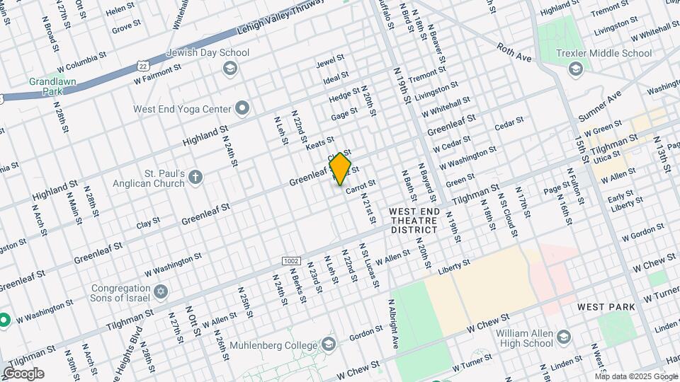 814 N Saint Lucas St Map and Location Details