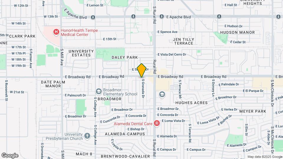 625 E Broadway Rd-Unit -3 Map and Location Details