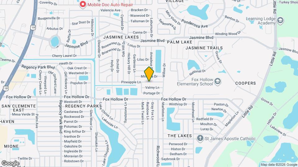 7920 Pineapple Ln Map and Location Details