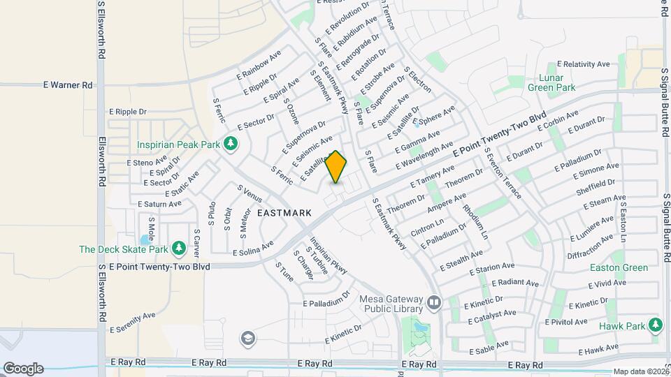 Lennar at Eastmark Towns Mapa y Detalles de la Ubicación